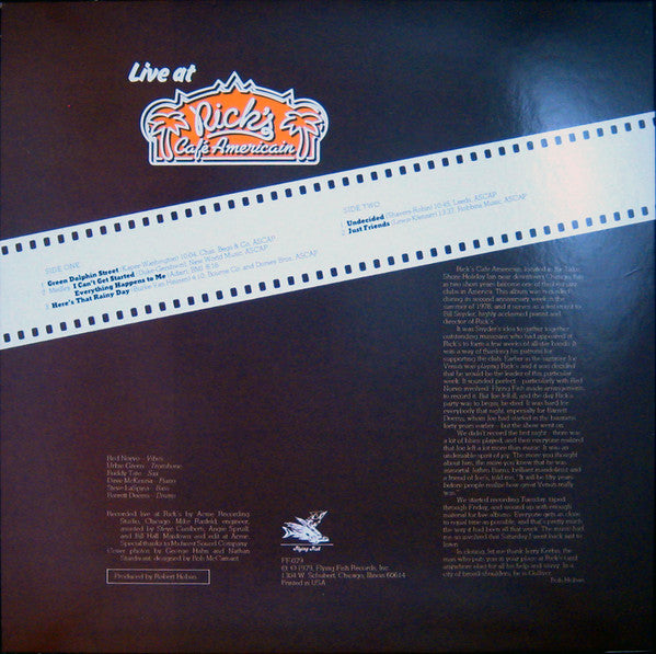 Live at Rick's Cafe Americain - Norvo, Red, Urbie Green, Dave McKenna, Buddy Tate,