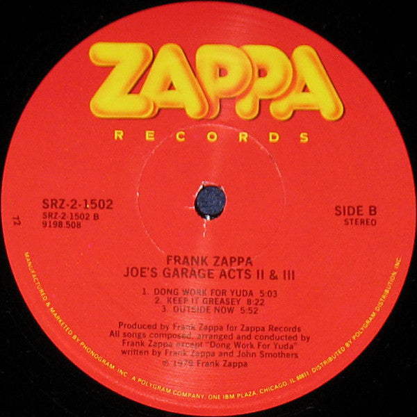 Joe's Garage Acts Ii & Iii - Zappa, Frank