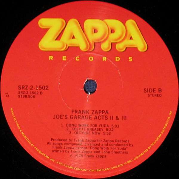 Joe's Garage Acts Ii & Iii - Zappa, Frank