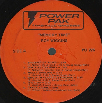 Memory Time - Wiggins, Roy