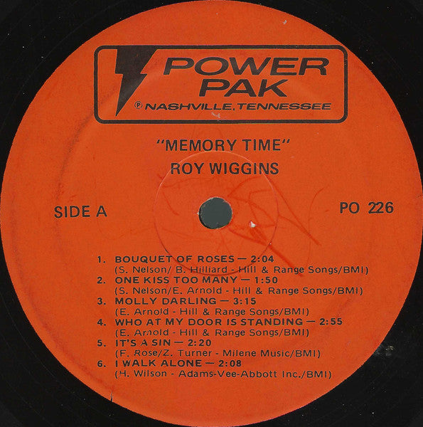 Memory Time - Wiggins, Roy