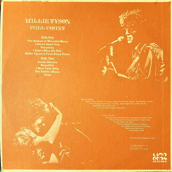 Full Count  - Tyson, Willie