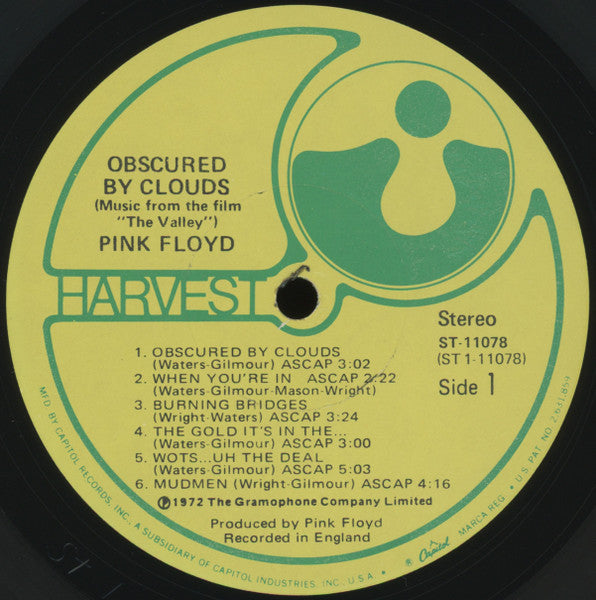 Obscured By Clouds - Pink Floyd