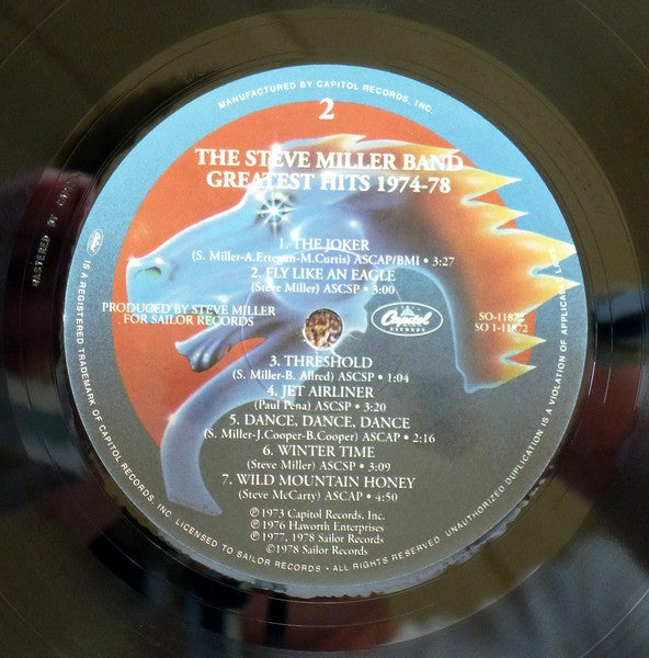The Steve Miller Band: Greatest Hits, 1974-78 - Miller, Steve Band