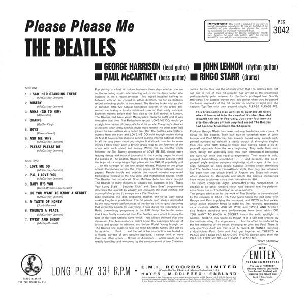 Please Please Me (Remastered) - Beatles, The