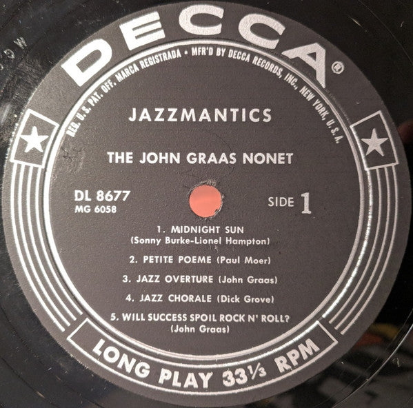 Jazzmantics - Graas, John Nonet