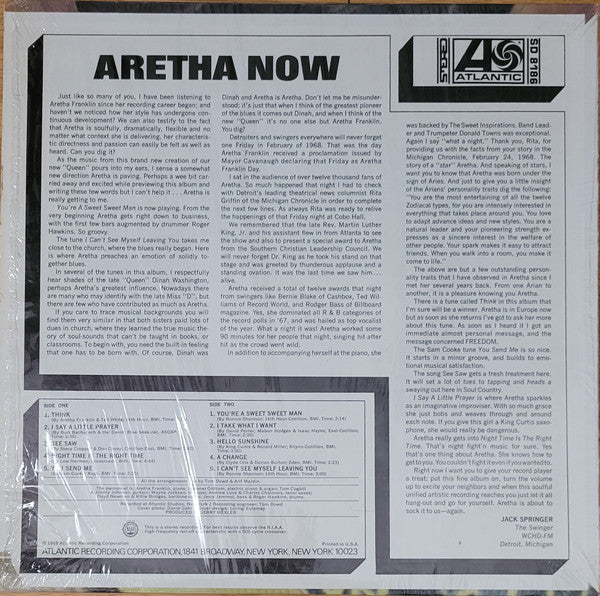 Aretha Now - Franklin, Aretha