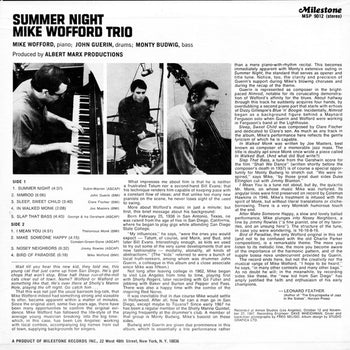 Summer Night - Wofford, Mike Trio
