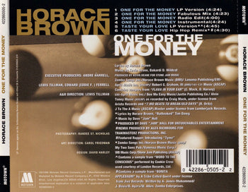 One For The Money / Taste Your Love - Horace Brown