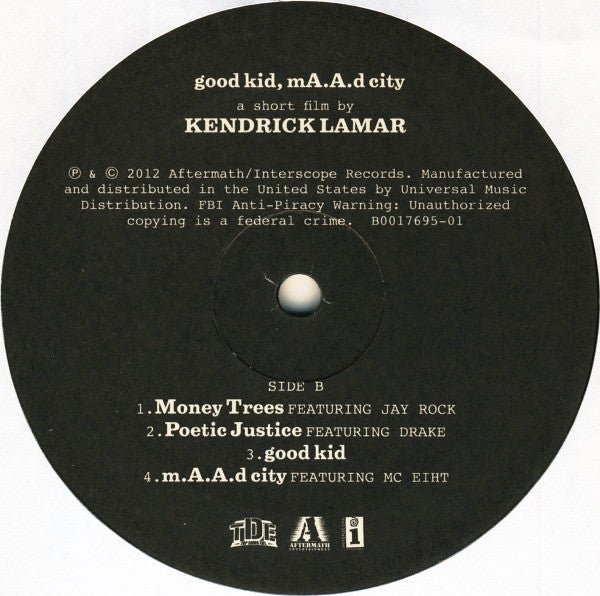 Good Kid, Maad City - Lamar, Kendrick