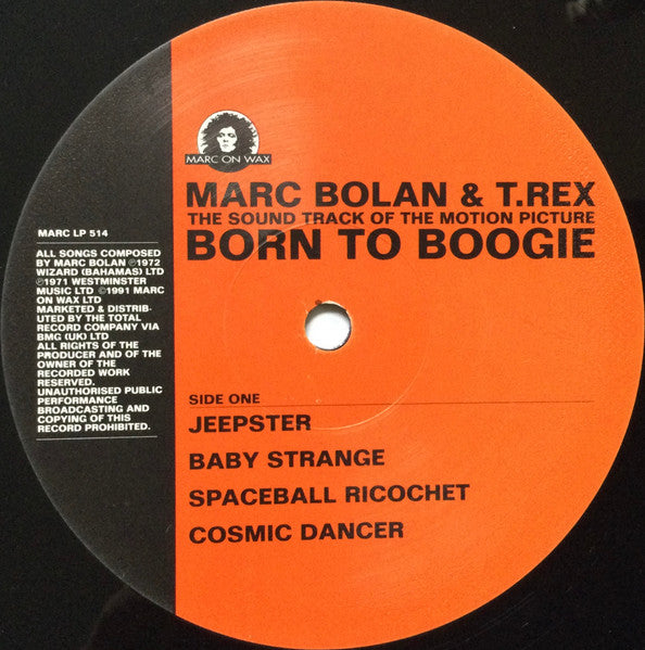 The Sound Track Of The Motion Picture Born To Boog - Marc Bolan