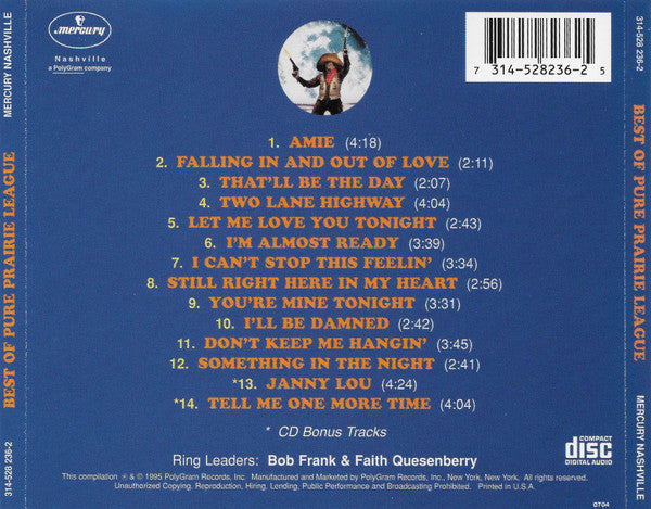 Best Of Pure Prairie League - Pure Prairie League