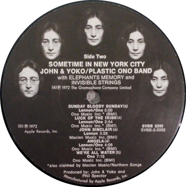 Some Time In New York City - Yoko, Ono & Lennon John/ Plastic Ono Band