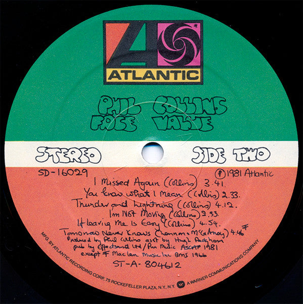 Face Value - Collins, Phil