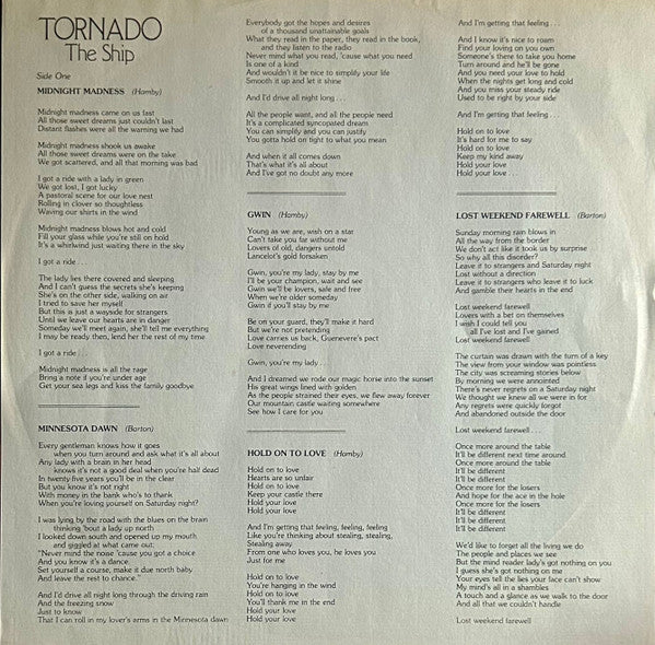 Tornado - Ship, The