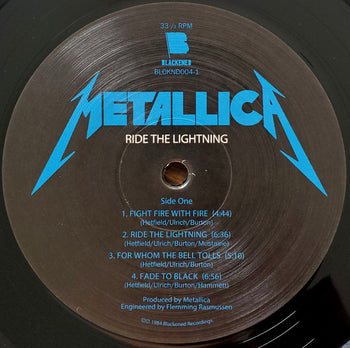 Ride The Lightning - Metallica