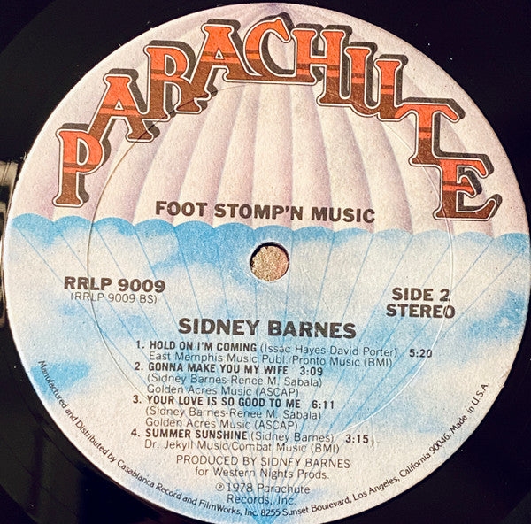 Hold On I'm Coming - Sidney Barnes