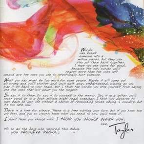 Speak Now - Swift, Taylor