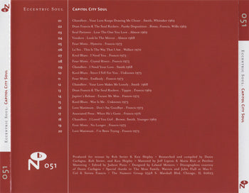 Eccentric Soul: Capitol City Soul - Various Artists