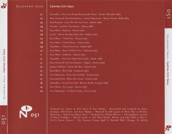 Eccentric Soul: Capitol City Soul - Various Artists