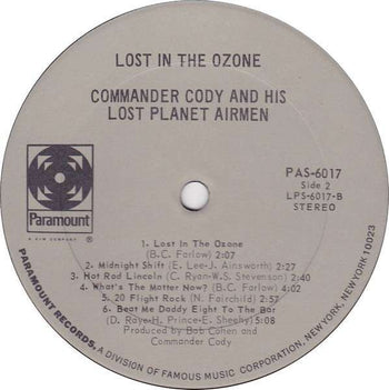 Lost In The Ozone  - Commander Cody