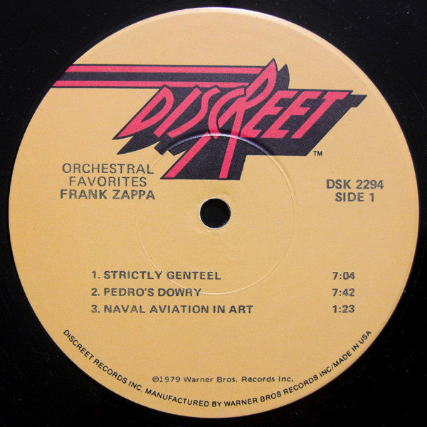 Orchestral Favorites - Zappa, Frank