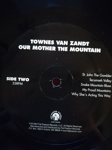 Our Mother The Mountain - Van Zandt, Townes