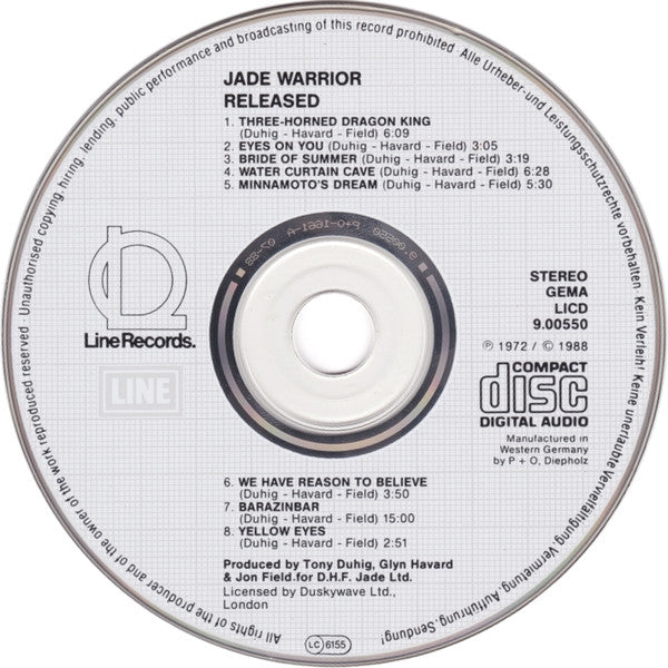 Released - Jade Warrior