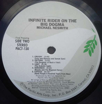 Infinite Rider On The Big Dogma - Nesmith, Michael