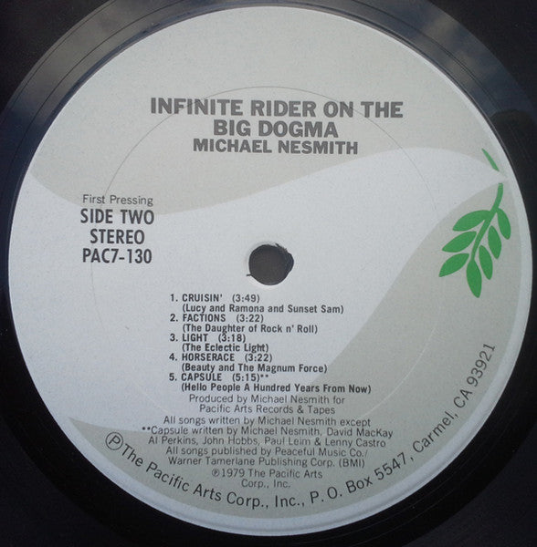 Infinite Rider On The Big Dogma - Nesmith, Michael