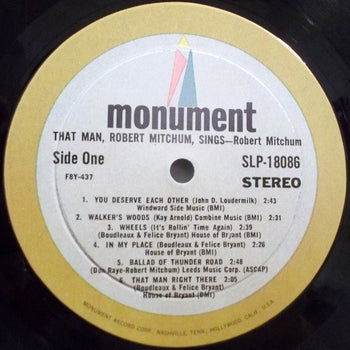 That Man Robert Mitchum...Sings - Mitchum, Robert