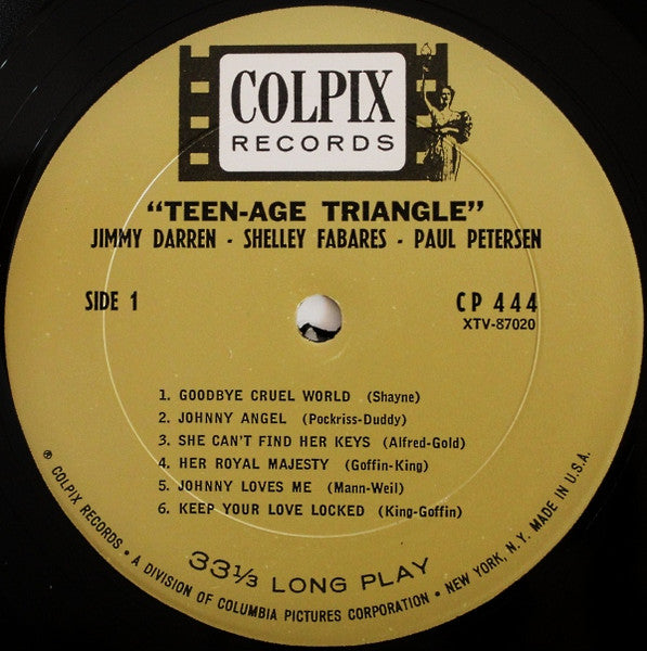 Teenage Triangle - Darren, James, Shelley Fabares, & Paul Petersen