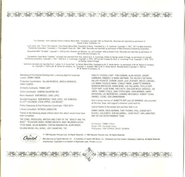 Beauty And The Beast: "Of Love And Hope" (Music An - Holdridge, Lee