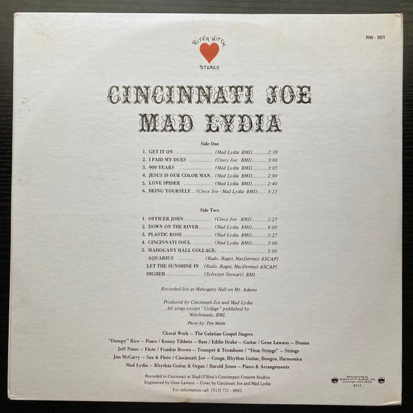 Cincinnati Joe & Mad Lydia - Cincinnati Joe & Mad Lydia