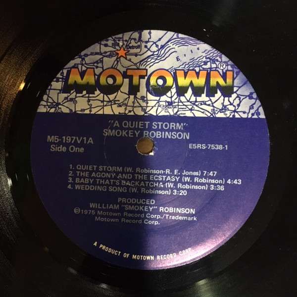 A Quiet Storm - Robinson, Smokey