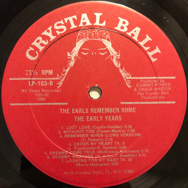 Remember Rome - The Early Years - Earls, The