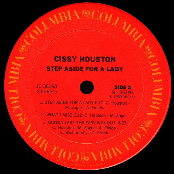 Step Aside For A Lady - Houston, Cissy