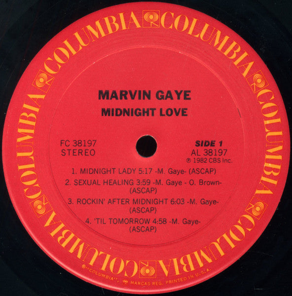 Midnight Love - Gaye, Marvin
