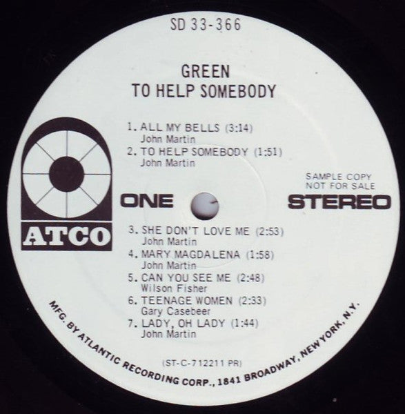 To Help Somebody - Green
