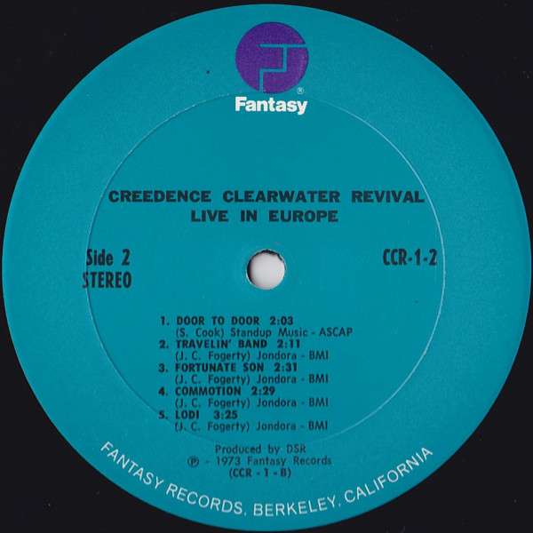 Live In Europe - Creedence Clearwater Revival