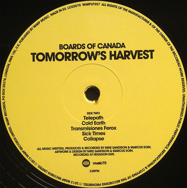 Tomorrow's Harvest - Boards Of Canada