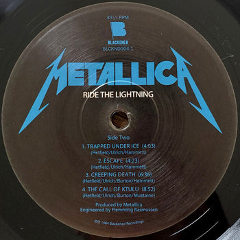 Ride The Lightning - Metallica