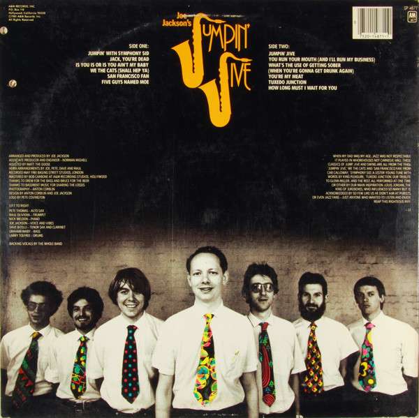 Joe Jackson's Jumpin' Jive - Jackson Joe, Jumpin' Jive
