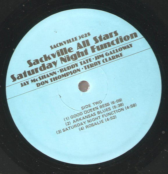 Saturday Night Function - Sackville All Stars
