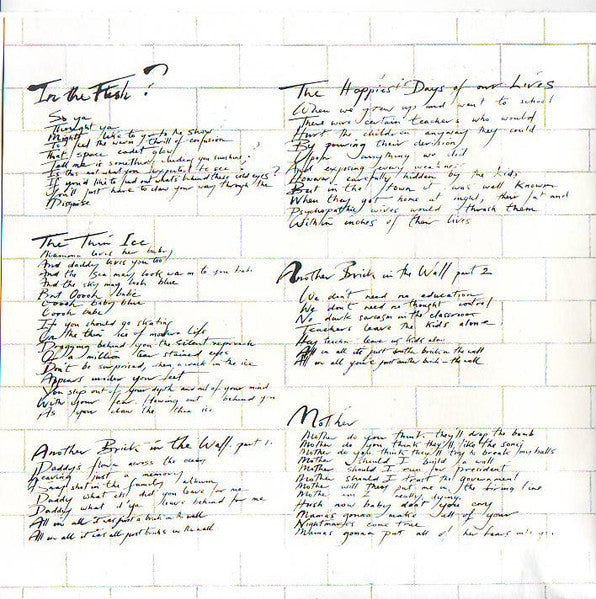 The Wall - Pink Floyd