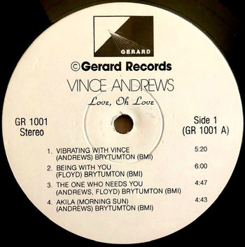 Love, Oh Love - Andrews, Vince