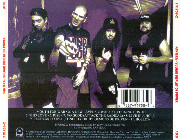 Vulgar Display of Power - Pantera [CD]