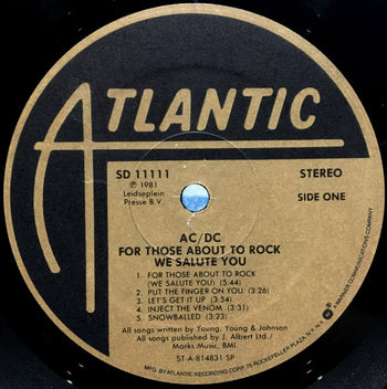 For Those About To Rock - AC/DC