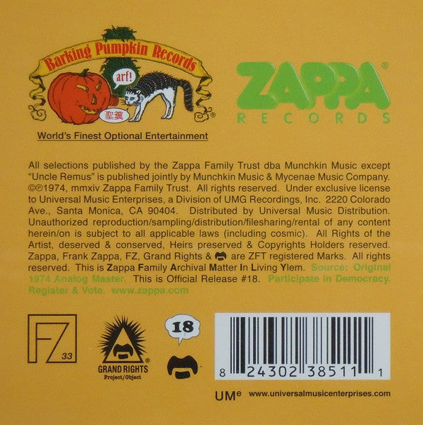 Apostrophe - Zappa, Frank