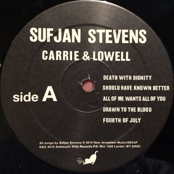 Carrie & Lowell - Stevens, Sufjan